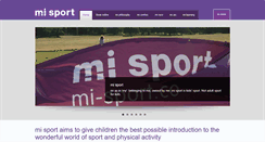 Desktop Screenshot of mi-sport.co