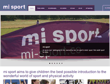 Tablet Screenshot of mi-sport.co